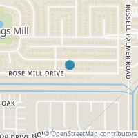 Map location of 21547 Rose Mill Dr, Kingwood TX 77339
