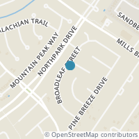 Map location of 4331 Broadleaf St, Kingwood TX 77345