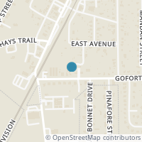 Map location of 200 W Goforth Road, Buda, TX 78610