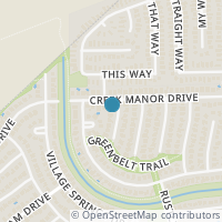 Map location of 5447 Fern Park Drive, Houston, TX 77339