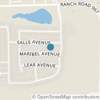 Map location of 146 Maribel Ave, Buda TX 78610