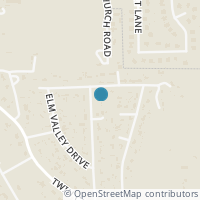 Map location of 12301 Twin Creek Drive, Manchaca, TX 78652