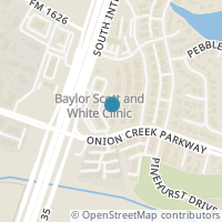 Map location of 2210 Onion Creek Parkway #1104, Austin, TX 78747