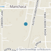 Map location of 12306 Wirth Drive, Manchaca, TX 78652