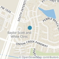 Map location of 10908 Crown Colony Drive #D, Austin, TX 78747