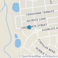 Map location of 8001 Orizzonte St, Austin TX 78744
