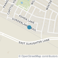 Map location of 6813 Sunderland Trail, Austin, TX 78747