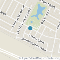Map location of 9004 Bird Brook Lane, Austin, TX 78747
