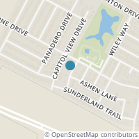 Map location of 8916 Ridgewell Rd, Austin TX 78747