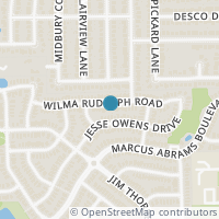 Map location of 2213 Wilma Rudolph Rd, Austin TX 78748