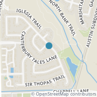 Map location of 1425 Canon Yeomans Trl, Austin TX 78748