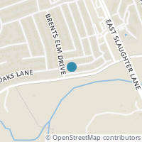 Map location of 2205 Melissa Oaks Ln, Austin TX 78744