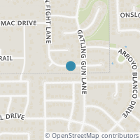 Map location of 11538 Gun Fight Ln, Austin TX 78748
