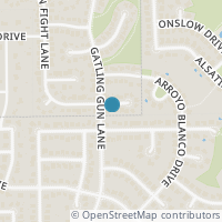 Map location of 11548 Gun Fight Lane, Austin, TX 78748