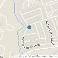Map location of 1604 Melissa Oaks Lane, Austin, TX 78744