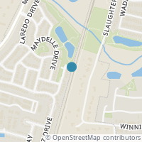 Map location of 9802 Tanglemede St, Austin TX 78748