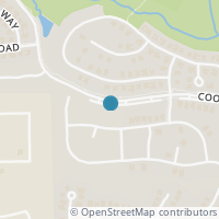 Map location of 1805 Cool Spring Way, Austin TX 78737