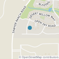 Map location of 499 Desert Willow Way, Austin TX 78737