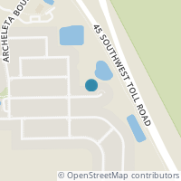 Map location of 4916 Mandevilla Drive, Austin, TX 78739