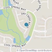 Map location of 332 Dry Creek Rd, Austin TX 78737