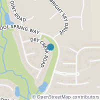 Map location of 257 Dry Creek Rd, Austin TX 78737