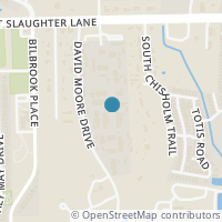 Map location of 908 Sleepy Dell Ln, Austin TX 78748