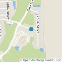 Map location of 6412 Trissino Drive, Austin, TX 78739
