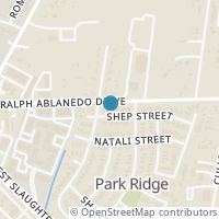 Map location of 524 Shep St #3604, Austin TX 78748