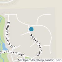 Map location of 382 Bright Sky Dr, Austin TX 78737
