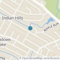 Map location of 4504 Bucks Run, Austin TX 78744