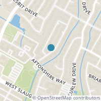 Map location of 9710 Nightjar Drive, Austin, TX 78748