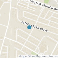 Map location of 6738 Elm Creek Drive, Austin, TX 78744