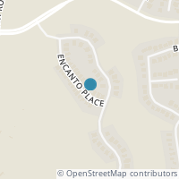 Map location of 279 Encanto Pl, Austin TX 78737