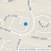 Map location of 323 Naples Ln, Austin TX 78737