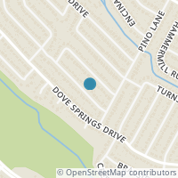 Map location of 4410 Dovehill Drive, Austin, TX 78744