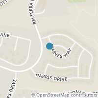 Map location of 160 Maeves Way, Austin TX 78737