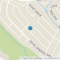 Map location of 2500 Dovewood Dr, Austin TX 78744
