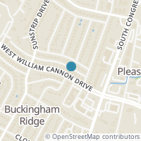Map location of 204 W William Cannon Dr, Austin TX 78745