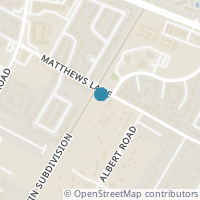 Map location of 1609 Matthews Ln, Austin TX 78745