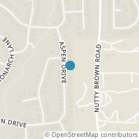 Map location of 510 Aspen Drive, Austin, TX 78737