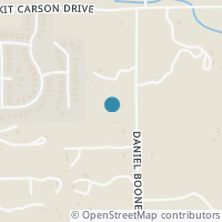 Map location of 12700 Daniel Boone Drive, Austin, TX 78737