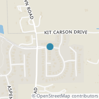 Map location of 115 Drury Ln, Austin TX 78737
