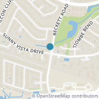 Map location of 5500 Sunny Vista Dr, Austin TX 78749