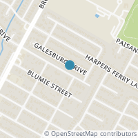 Map location of 3311 Galesburg Dr, Austin TX 78745