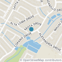 Map location of 8502 Copano Dr, Austin TX 78749
