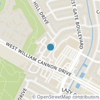 Map location of 6903 Deatonhill Drive #39, Austin, TX 78745