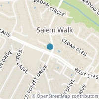 Map location of 1105 Salem Park Ct, Austin TX 78745