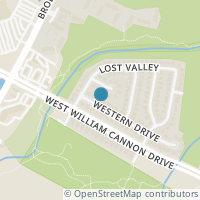 Map location of 3310 Western Dr, Austin TX 78745