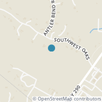Map location of 11027 SW Oaks, Austin TX 78737