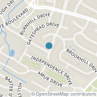 Map location of 2500 Coatbridge Drive, Austin, TX 78745